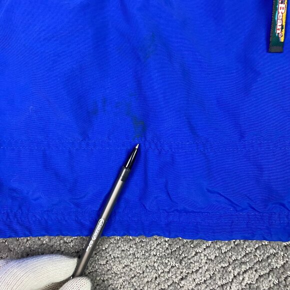 Vintage LL Bean Windbreaker Anorak Jacket Women's Blue Lightweight Packable - Picture 8 of 14